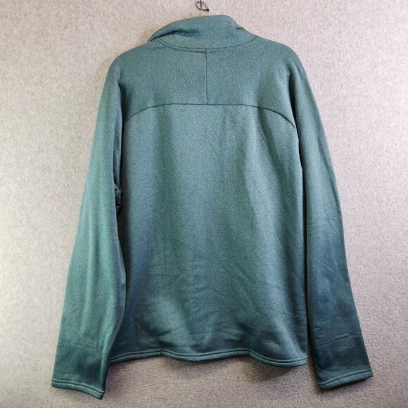 LL Bean Sweater Mens XL Green Mountain Fleece 1/2 Zip Sweatshirt Hiking Trails - Picture 15 of 16